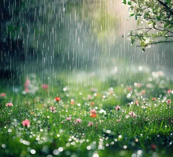 春雨润无声，春意盎然的诗意画卷,细雨润无声，春意盎然间—春雨的美妙描写,美好,第1张