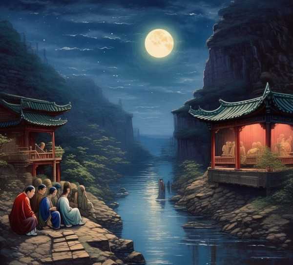 月下赤壁千古风流赋,赤壁赋原文，千古人物，共赏月下赤壁之美,哲理,苏轼,曹操,第1张