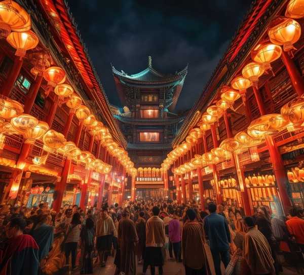 灯火辉煌话元宵，古今交融庆团圆,元宵灯火映佳节，古韵今风共欢腾——关于元宵节的句子漫谈,美好,第1张