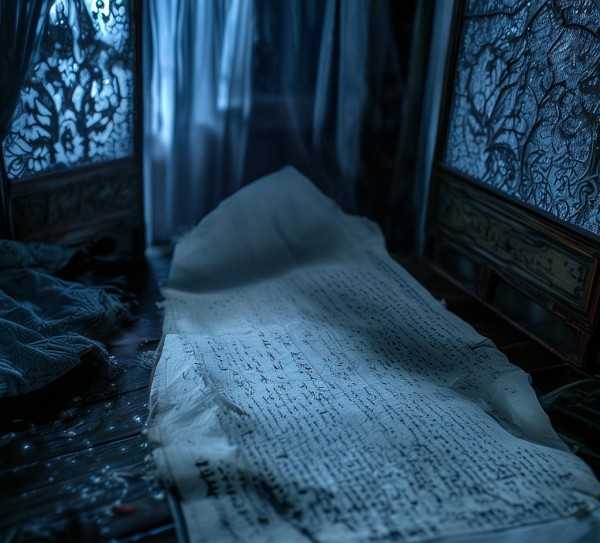 古韵幽帘夜书时光掠影,夜书所见，一帘幽的古韵时光,美好,第1张