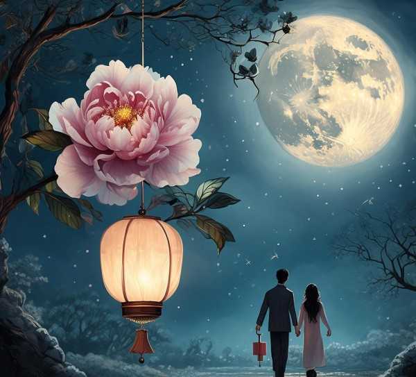 月圆花好夜，元宵诗意时光,月圆花好，元宵夜里的诗意时光,美好,第1张