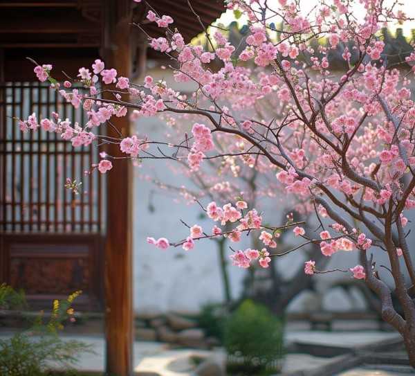 桃花诗韵，古典诗词中的桃花意境,桃花依旧笑春风，细品古典诗词中的桃花名句之美,美好,名句,苏轼,第1张