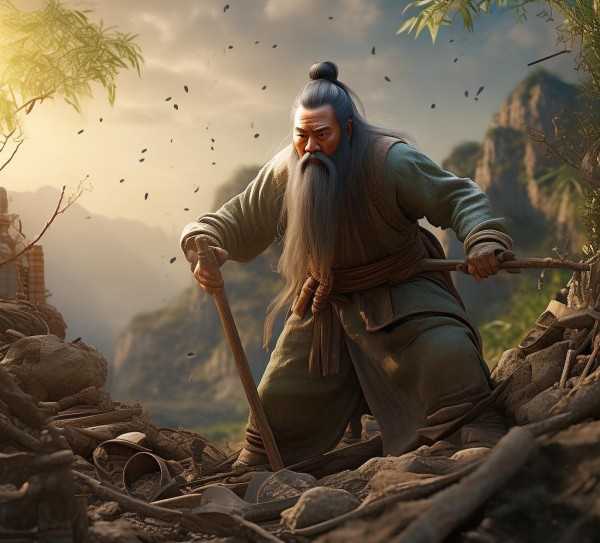 愚公移山，古韵智慧与不屈精神的传世颂歌,愚公移山，古代智慧与坚韧不拔的永恒传承,智慧,哲理,第1张