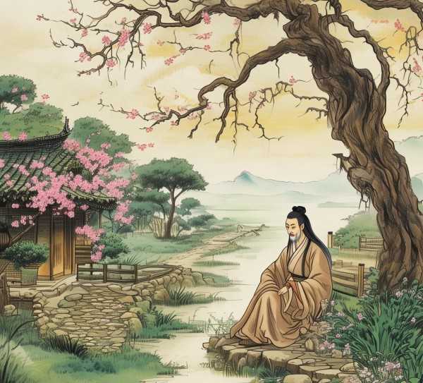 陶渊明，田园诗魂的隐逸人生与诗意传奇,田园诗魂陶渊明，隐逸田园中的诗意人生与故事,诗篇,隐逸生活,第1张