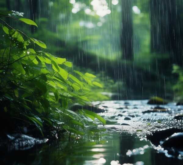 细雨的呢喃，下雨天的诗意瞬间,雨的细语，那些描绘下雨的动人句子,美好,苏轼,韵味,第1张
