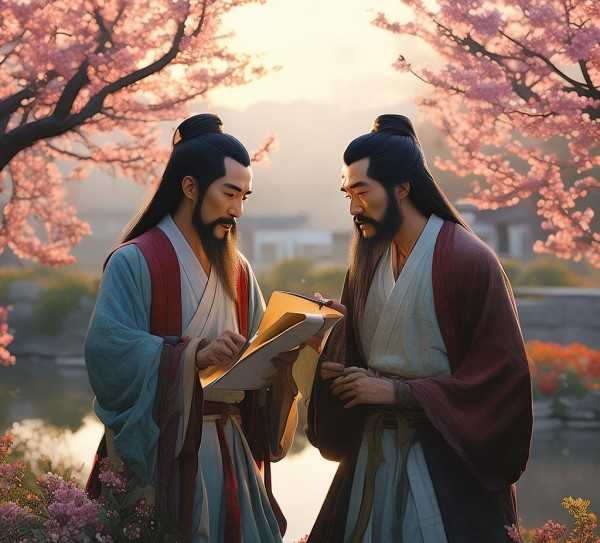 诗酒风流，李白与贺知章的千古传奇,千古人物—李白与贺知章的故事,诗篇,才情,传奇,第1张