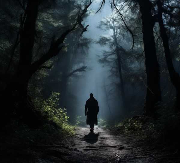 夜深幽径，古老传说的低语,三更夜深，幽径传来的古老传说,命运,岁月流转,传奇,第1张