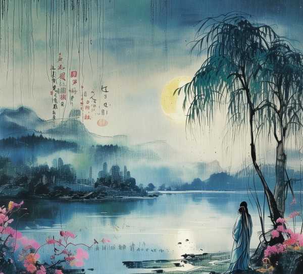 诗意穿越，所见古诗背后的故事画卷,所见古诗的故事，穿越千年的诗意画卷,美好,命运,诗篇,第1张