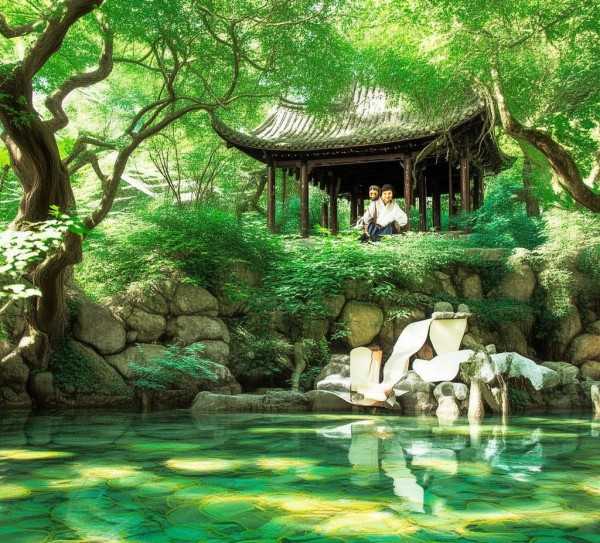 小石潭记原文译本与赏析解读,小石潭记原文翻译及赏析,哲理,柳宗元,第1张