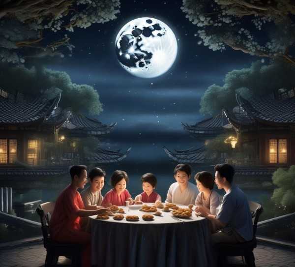中秋月圆情意浓，古韵名句寄团圆,月圆人团圆，古韵中秋名句传情,智慧,美好,传承,第1张
