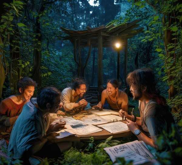 夏夜成语盛宴，蝉鸣蛙噪，成语接龙乐翻天,夏夜蝉鸣蛙躁，成语接龙乐翻天—一场别开生面的成语盛宴,智慧,美好,魅力,第1张